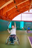 Корттағы тең мүмкіндіктер: Шымкентте арбамен теннистен Қазақстан чемпионаты өтуде - фото 4