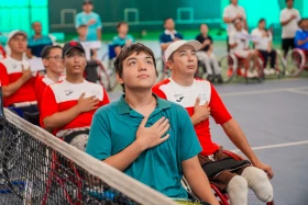 Корттағы тең мүмкіндіктер: Шымкентте арбамен теннистен Қазақстан чемпионаты өтуде - фото 7