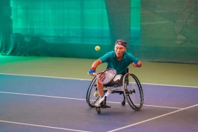 Корттағы тең мүмкіндіктер: Шымкентте арбамен теннистен Қазақстан чемпионаты өтуде - фото 10