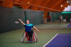 Корттағы тең мүмкіндіктер: Шымкентте арбамен теннистен Қазақстан чемпионаты өтуде - фото 15