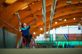 Корттағы тең мүмкіндіктер: Шымкентте арбамен теннистен Қазақстан чемпионаты өтуде - фото 16