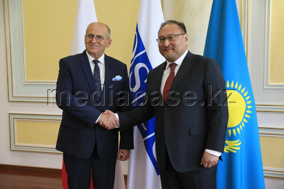 Meeting of the OSCE Head with the Deputy Minister of Foreign Affairs of the Republic of Kazakhstan - photo 1