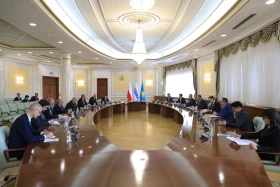 Meeting of the OSCE Head with the Deputy Minister of Foreign Affairs of the Republic of Kazakhstan - photo 6