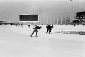 Медеу мұз айдынындағы қысқы сәттер - фото 17