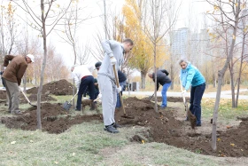 Қазақстандық және шетелдік дипломаттар астанада ағаш отырғызды - фото 15