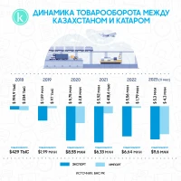 Trade turnover between Kazakhstan and Qatar - photo 3