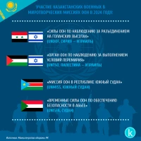 2024 жылы Қазақстан әскери қызметшілерінің БҰҰ бітімгершілік миссияларына қатысуы - фото 2