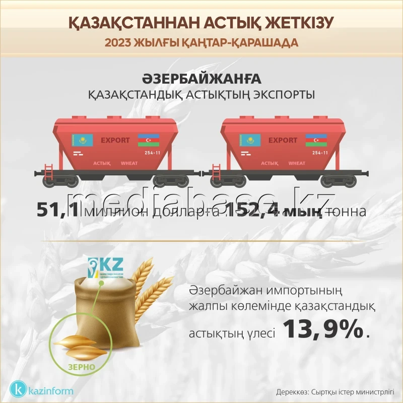 Қазақстаннан астық жеткізу - фото 1