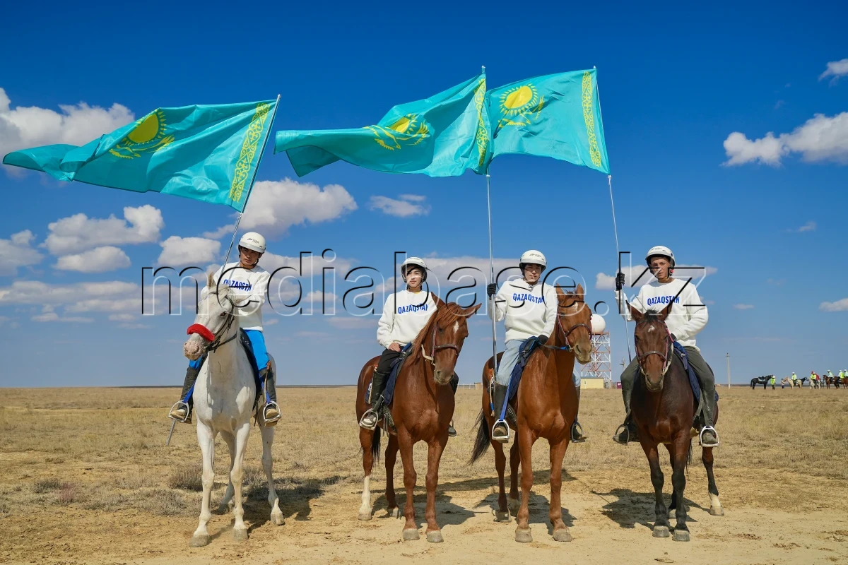 Қостанайда «Ұлы дала жорығы» марафон-бәйгесінің үшінші күні өтіп жатыр - фото 1