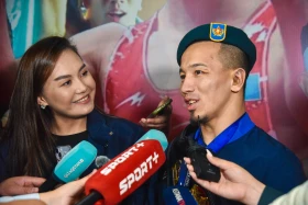 Астаналықтар күрестен әлем чемпионы Айдос Сұлтанғалиды күтіп алды - фото 9