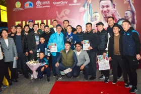 Астаналықтар күрестен әлем чемпионы Айдос Сұлтанғалиды күтіп алды - фото 11