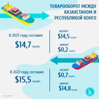 Trade turnover between Kazakhstan and the Republic of Congo - photo 2