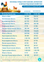 Дара кәсіпкерлер мен шаруа қожалықтарының, жұрттың қолындағы мал мен құс саны - фото 8