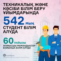 Техникалық мамандықта білім алуатын студенттер саны - фото 3
