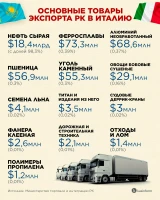 Main export and import goods between Kazakhstan and Italy - photo 2