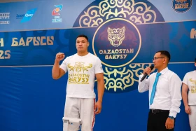 Республиканский турнир по қазақ күресі «Қазақстан Барысы — 2025» начался в Астане - фото 4