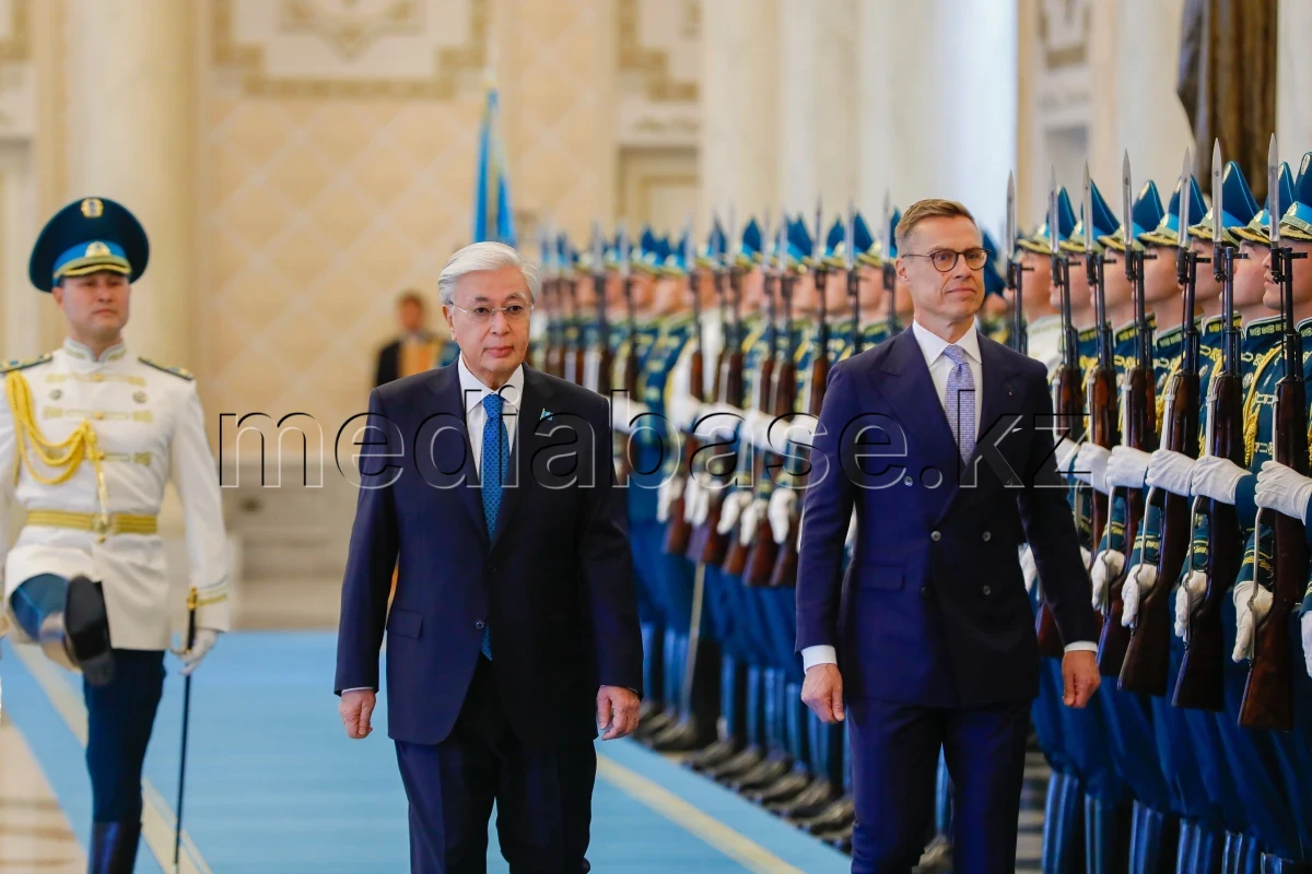 President of Finland arrives at Akorda - photo 1