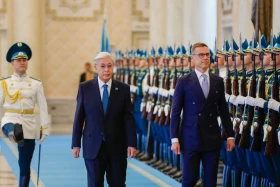 President of Finland arrives at Akorda - photo 1