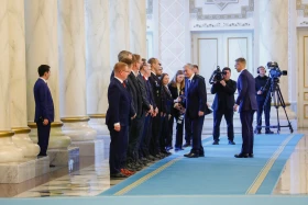 President of Finland arrives at Akorda - photo 5