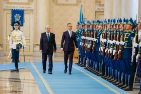 President of Finland arrives at Akorda - photo 4