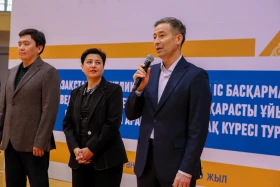 The Kazakh wrestling tournament among employees of the Office of the President of the Republic of Kazakhstan was held in Astana - photo 20