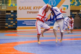 The Kazakh wrestling tournament among employees of the Office of the President of the Republic of Kazakhstan was held in Astana - photo 8