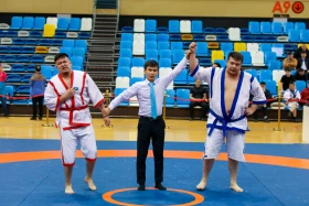 The Kazakh wrestling tournament among employees of the Office of the President of the Republic of Kazakhstan was held in Astana - photo 23