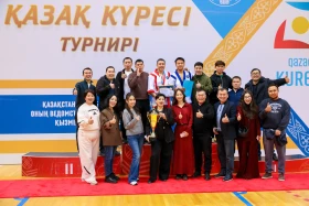 The Kazakh wrestling tournament among employees of the Office of the President of the Republic of Kazakhstan was held in Astana - photo 34