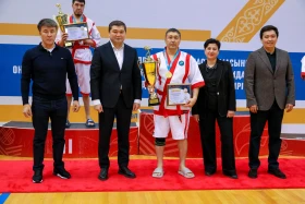 The Kazakh wrestling tournament among employees of the Office of the President of the Republic of Kazakhstan was held in Astana - photo 35