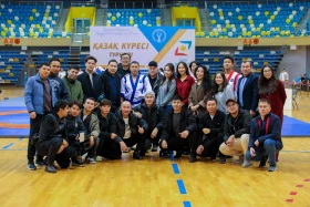 The Kazakh wrestling tournament among employees of the Office of the President of the Republic of Kazakhstan was held in Astana - photo 37