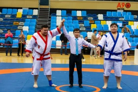The Kazakh wrestling tournament among employees of the Office of the President of the Republic of Kazakhstan was held in Astana - photo 25