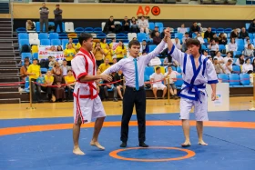 The Kazakh wrestling tournament among employees of the Office of the President of the Republic of Kazakhstan was held in Astana - photo 29