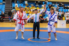 The Kazakh wrestling tournament among employees of the Office of the President of the Republic of Kazakhstan was held in Astana - photo 28