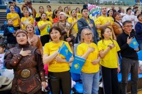 The Kazakh wrestling tournament among employees of the Office of the President of the Republic of Kazakhstan was held in Astana - photo 18