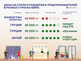 Әлем елдеріндегі қонақүй бағасы және кәсіпкерлерді қолдау - фото 2