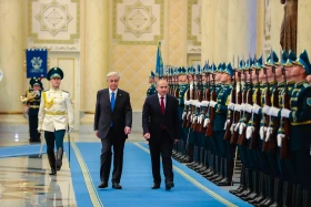 Armenia’s Prime Minister Nikol Pashinyan arrives at Akorda Palace - photo 1