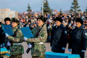 The new recruits of the State Security Service of the Republic of Kazakhstan have joined the ranks of the defenders of the Motherland - photo 8