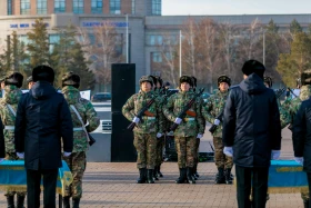 The new recruits of the State Security Service of the Republic of Kazakhstan have joined the ranks of the defenders of the Motherland - photo 10