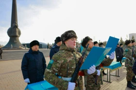 The new recruits of the State Security Service of the Republic of Kazakhstan have joined the ranks of the defenders of the Motherland - photo 29