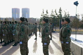 The new recruits of the State Security Service of the Republic of Kazakhstan have joined the ranks of the defenders of the Motherland - photo 32