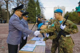 The new recruits of the State Security Service of the Republic of Kazakhstan have joined the ranks of the defenders of the Motherland - photo 48
