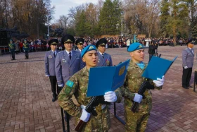 The new recruits of the State Security Service of the Republic of Kazakhstan have joined the ranks of the defenders of the Motherland - photo 49