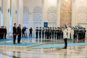 President of Turkmenistan arrives at Akorda - photo 3