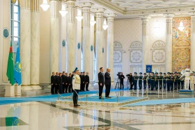 President of Turkmenistan arrives at Akorda - photo 5