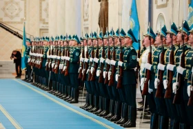 President of Turkmenistan arrives at Akorda - photo 8