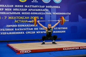 Ақжол Құрманбек ауыр атлетикадан Қазақстанның жаңа чемпионы атанды - фото 2