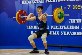 Ақжол Құрманбек ауыр атлетикадан Қазақстанның жаңа чемпионы атанды - фото 14