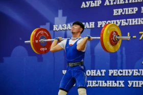 Ақжол Құрманбек ауыр атлетикадан Қазақстанның жаңа чемпионы атанды - фото 16