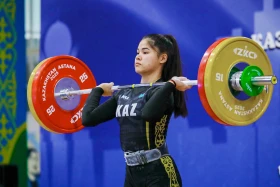 Ақжол Құрманбек ауыр атлетикадан Қазақстанның жаңа чемпионы атанды - фото 30