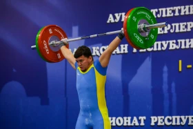 Ақжол Құрманбек ауыр атлетикадан Қазақстанның жаңа чемпионы атанды - фото 32